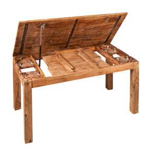 TAVOLO PRANZO IN LEGNO PROLUNGHE A SCOMPARSA 6/10 PERSONE - misura 160X80X76