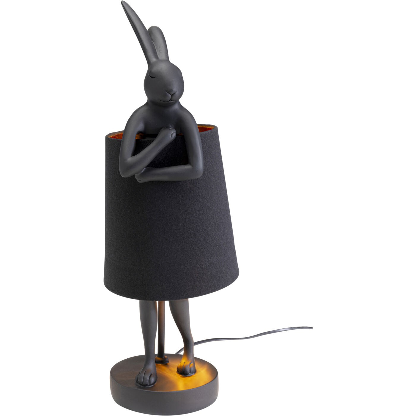 Lampe Animal Lapin noire 50cm Kare Design