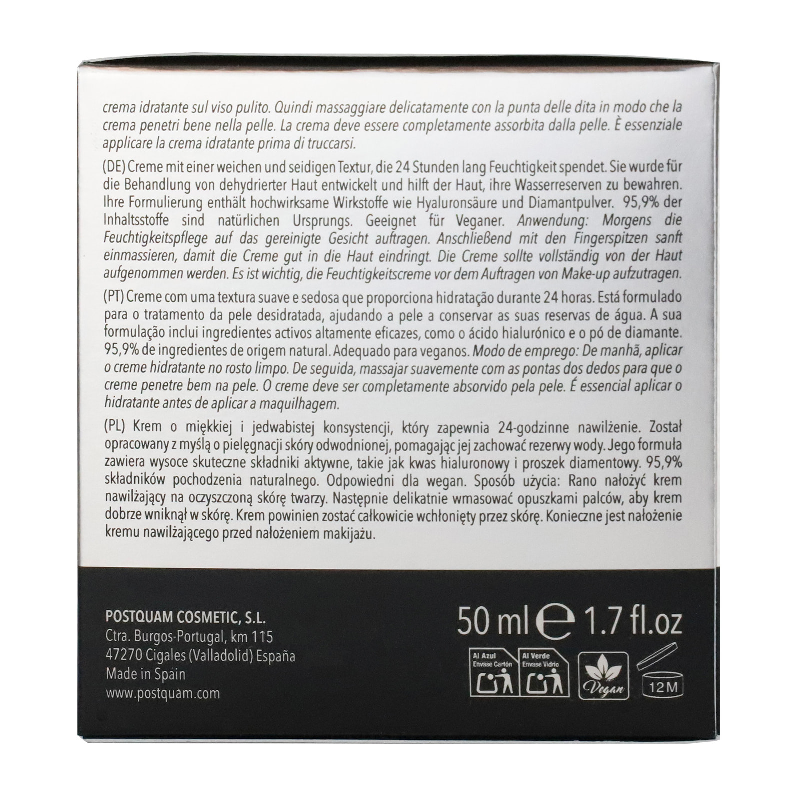 Crema de día Diamond Skin - 50 ml