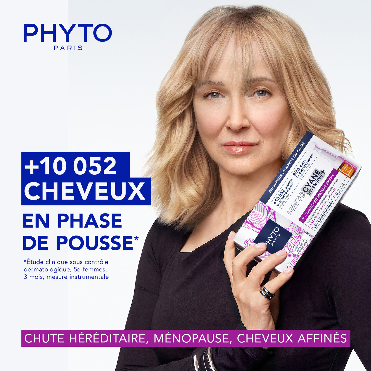 Phytocyane Intensive+ - Traitement Antichute Progressive Femme 12x5 ml