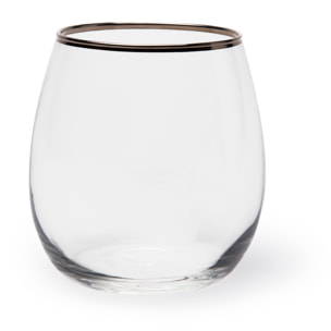 Set de 6 Verres Excelsa – Platinum, Verre Transparent