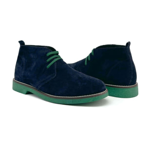 Botin para Hombre - Duca di Morrone Juri Suede Dark Blue