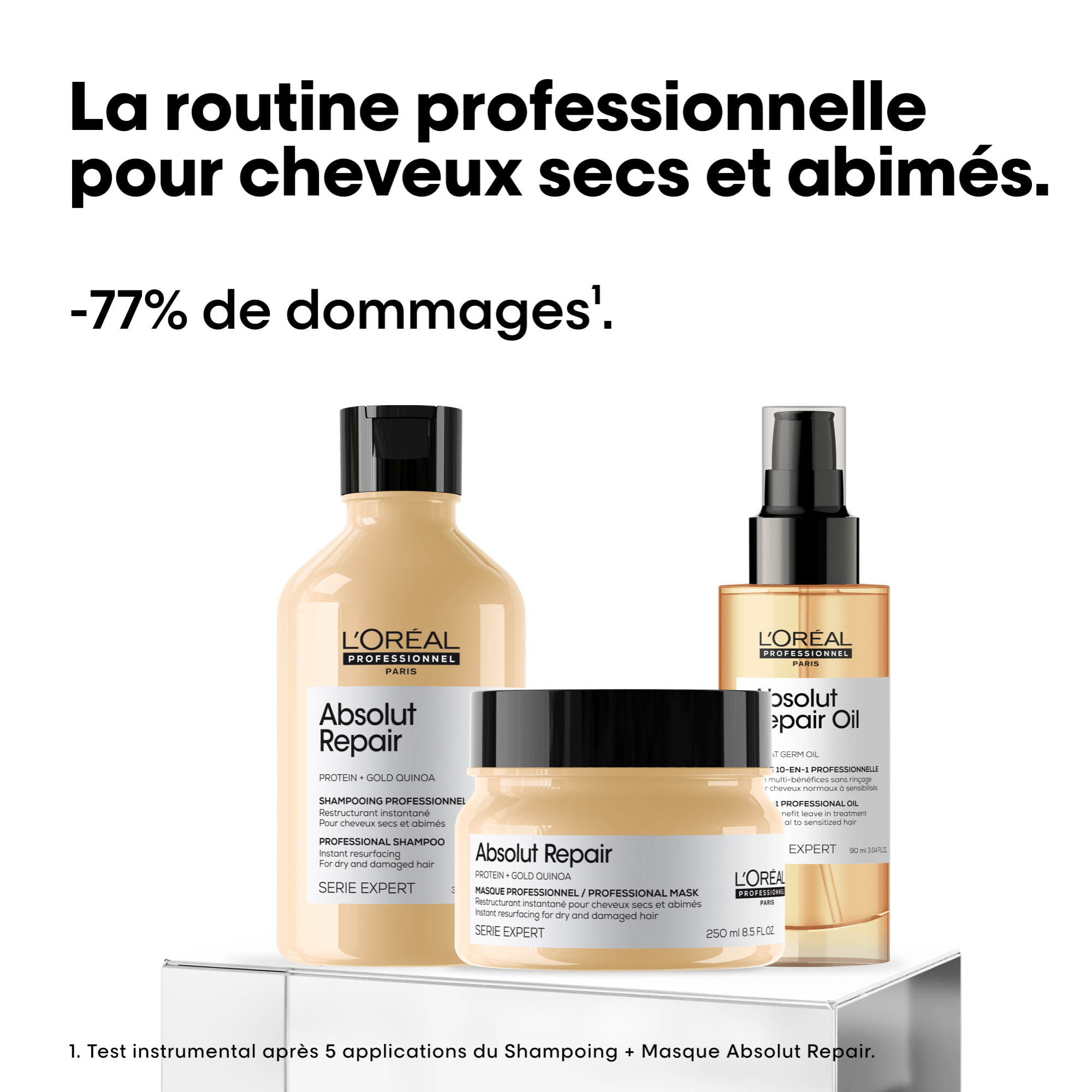 L'Oréal Professionnel Serie Expert Coffret Trio Absolut Repair - cheveux abîmés