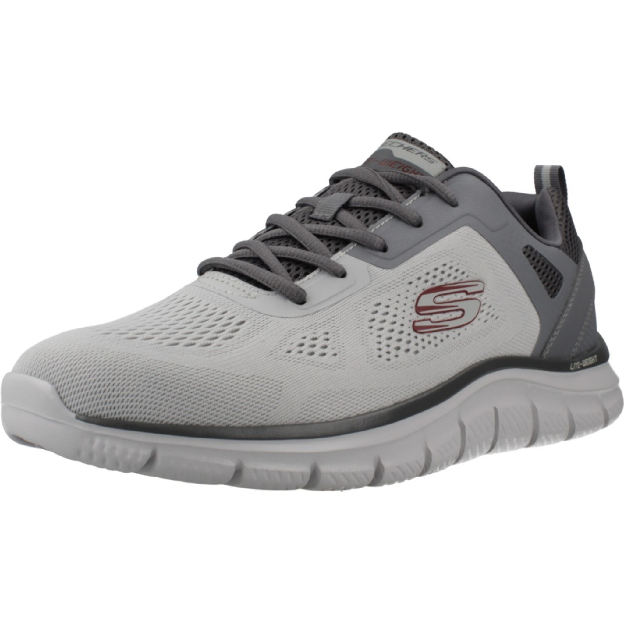 Sneakers De  Hombre Track Gris
