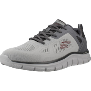 Sneakers De  Hombre Track Gris