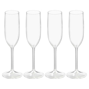 Set 4 copas cóctel de 165ml acrilico