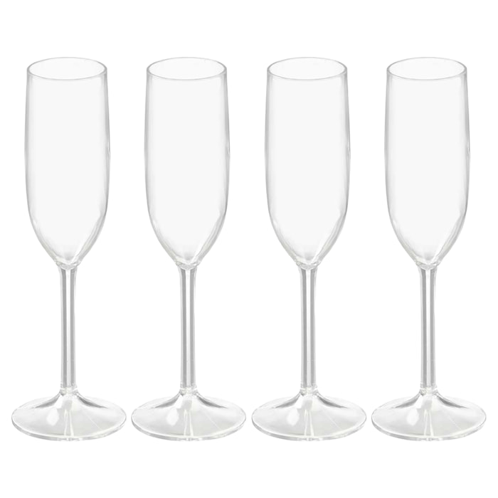 Set 4 copas cóctel de 165ml acrilico