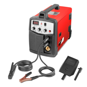 Soldador inverter de hilo continuo potencia de 25A-185A, soldadora 2 en 1 MIG-MAG-MMA, tensión 230V - Greencut MMG185