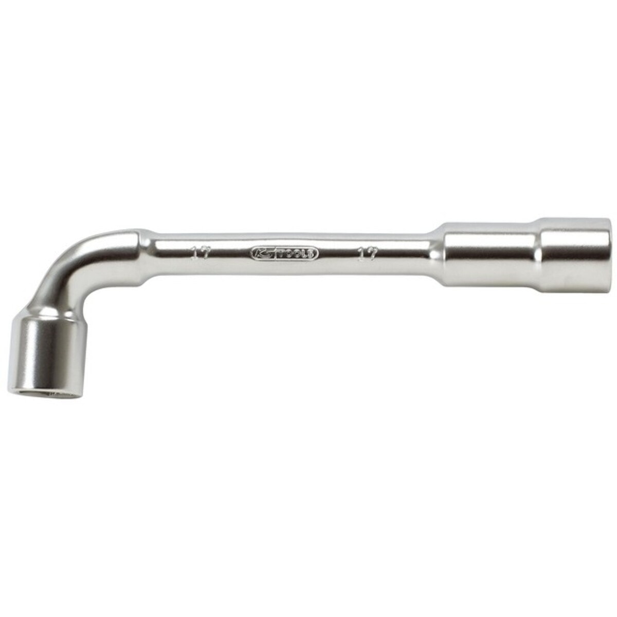 Clé à pipe débouchée chrome mat 6x6 pans - 7 mm - KS TOOLS - 517.0407