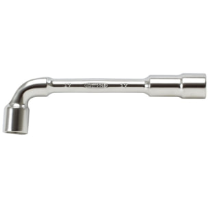 Clé à pipe débouchée chrome mat 6x6 pans - 7 mm - KS TOOLS - 517.0407