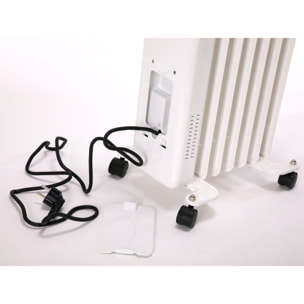 Radiateur d'huile blanc avec réservoir d'humidification 1500   W