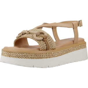 Sandalias Mujer de la marca STONEFLY  modelo SOLES 4 NAPPA LTH/RAFFIA Brown