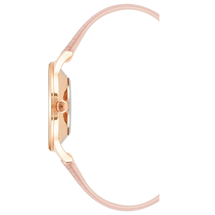 Reloj Nine West NW-2556RGPK Mujer Analogico Cuarzo con Correa de Cuero