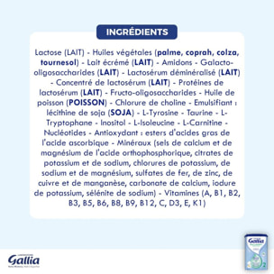 3 Boîtes de Lait en poudre Galliagest Premium 2 (3x820g) - Gallia De 6 à 12 Mois
