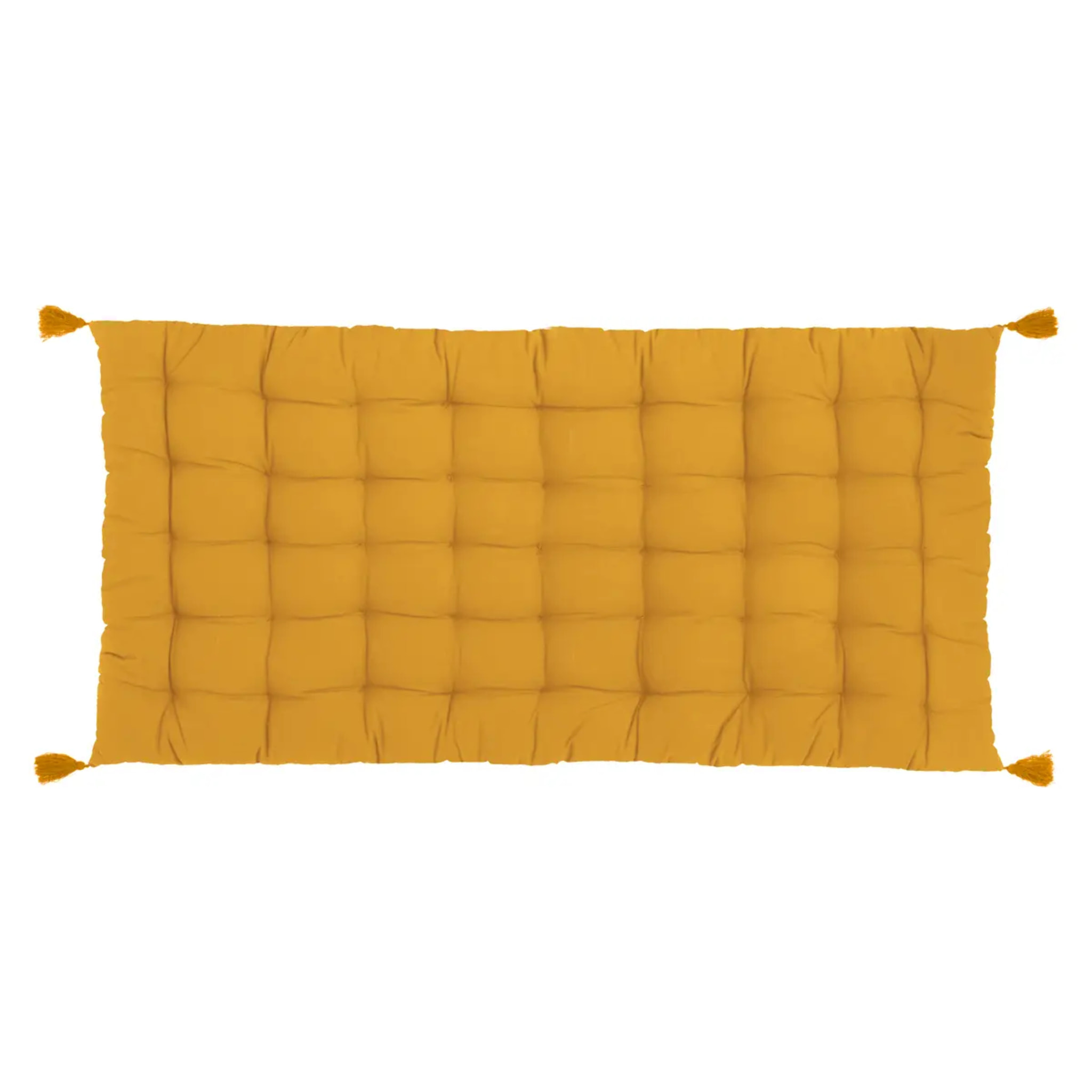 Matelas de sol "Otto" jaune moutarde 60x120 cm