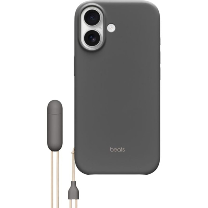 Coque BEATS iPhone 17 Magsafe stand Gris granite
