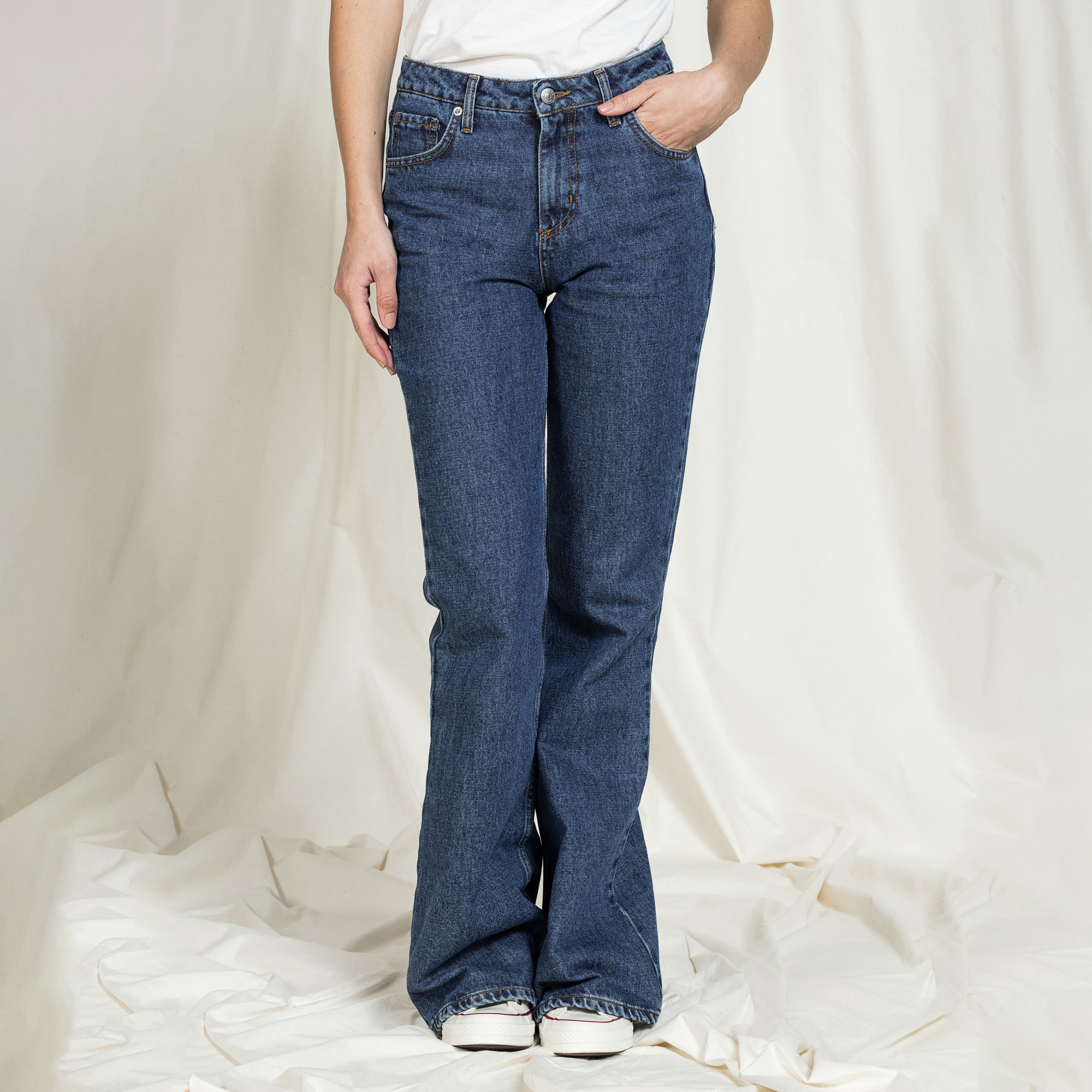 JEANS A ZAMPA REPLICA ANNI 70 IN DENIM 13,3oz