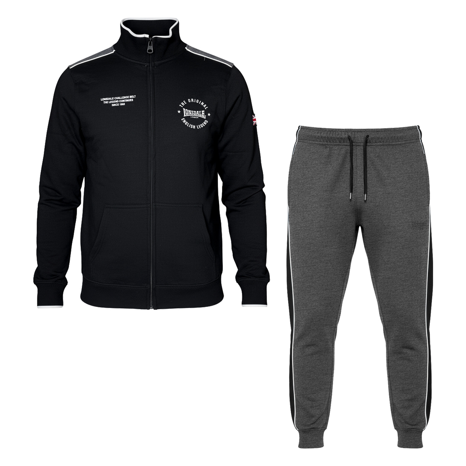 Tuta Uomo LONSDALE Cotone Felpato Zip