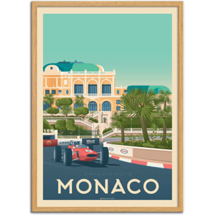 Affiche - Monaco - Olahoop Travel Posters