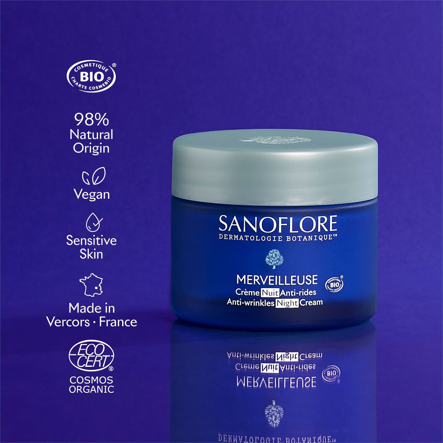 Merveilleuse - Crème Nuit Peeling Anti-rides 50 ml