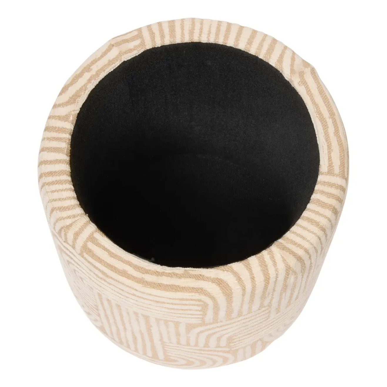 Pouf Coffre Nubo Beige 31x34cm