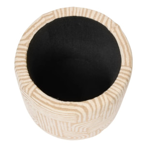 Pouf Coffre Nubo Beige 31x34cm