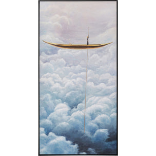 Peinture gondolier nuages 60x120cm Kare Design