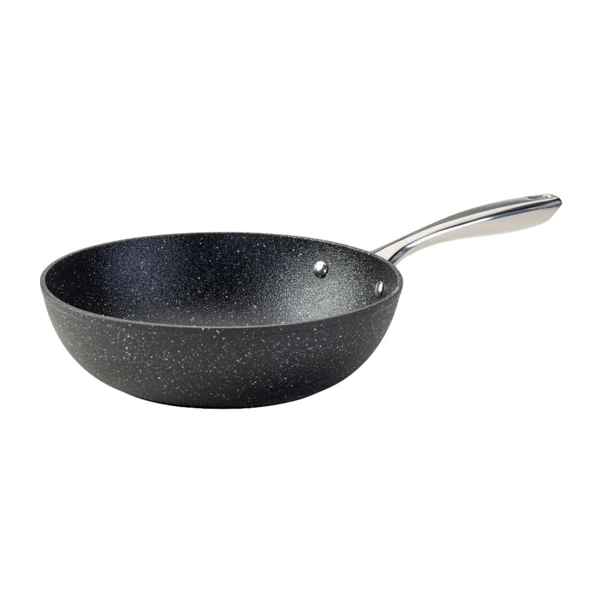 Wok 28 cm fonte aluminium revêtement antiadhésif céramique sans PFAS Fackelmann