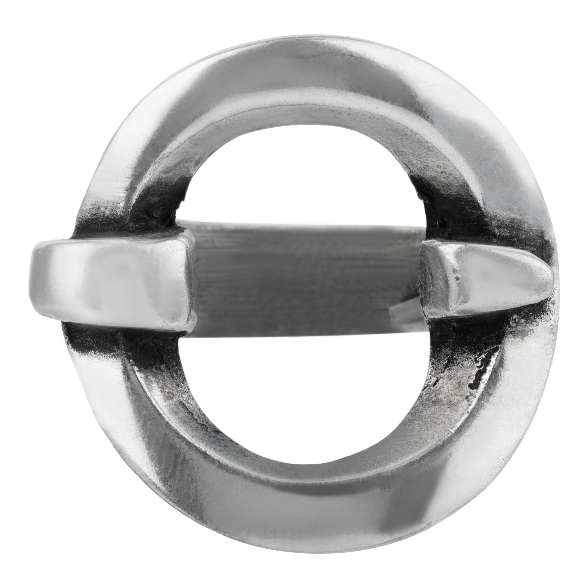 Anillo plata925 chapado "abrazo" plateado