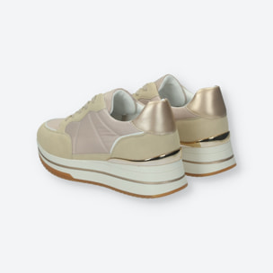Sneakers Donna Tata Italia Beige