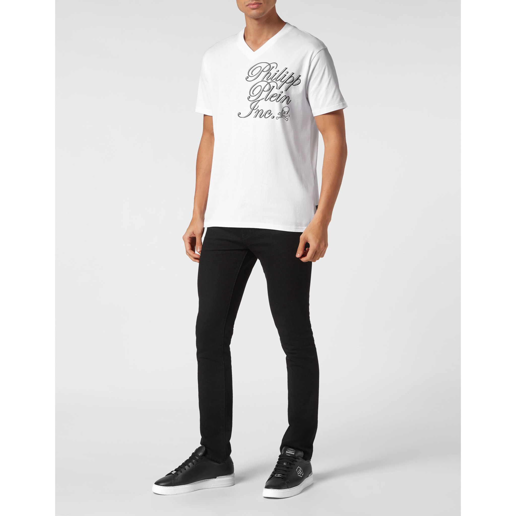 PHILIPP PLEIN Maglietta con scollo a V