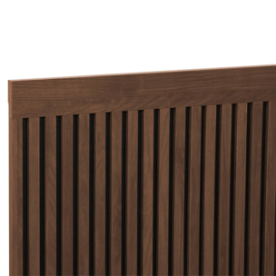 Tête de lit décor bois tasseaux décoratifs 140cm  HEDDO