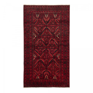 Tapis d'orient, motif oriental, noué main en laine, ABAROLO