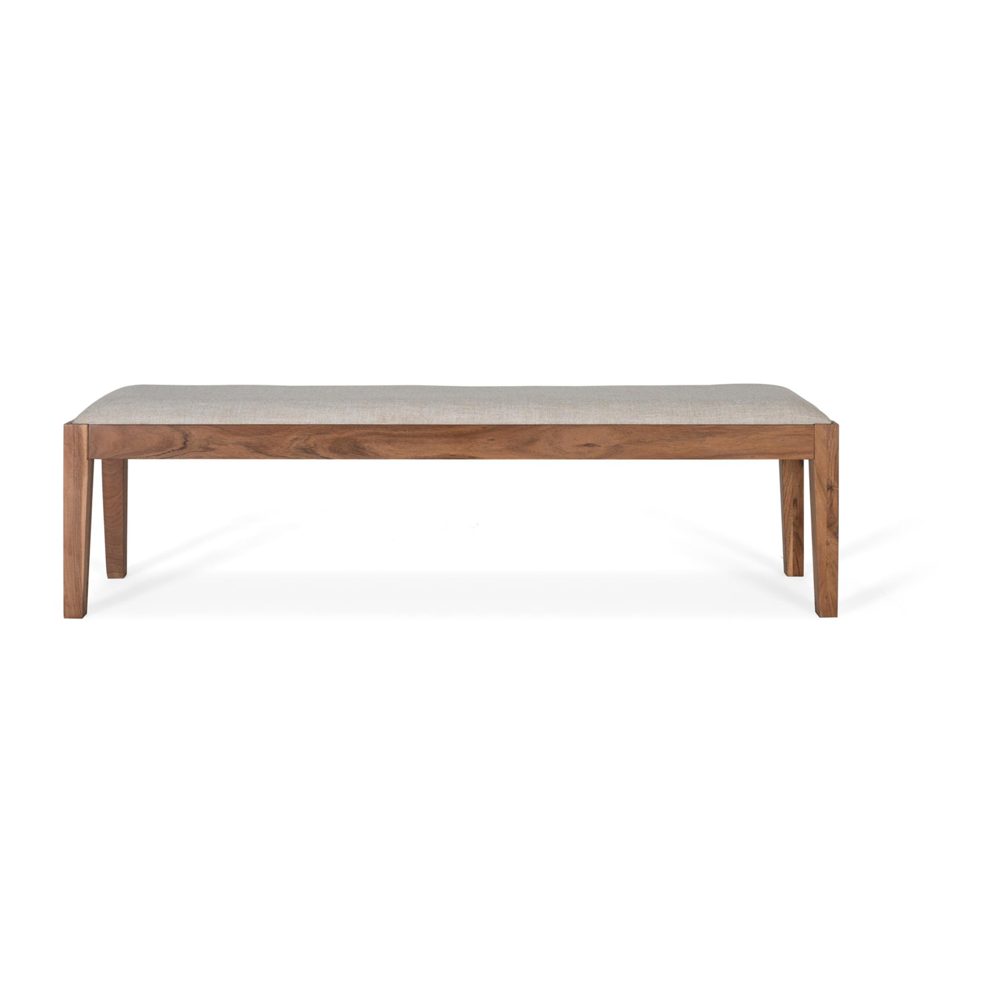 Banco de Madera de Acacia 180 Cm Estilo Rústico Artesanal