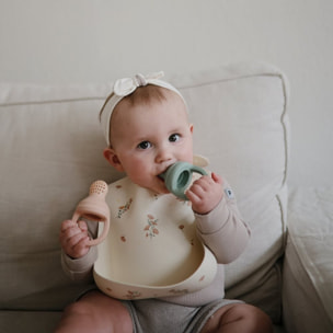 Mushie Pack 2 Alimentadores Silicona Solid