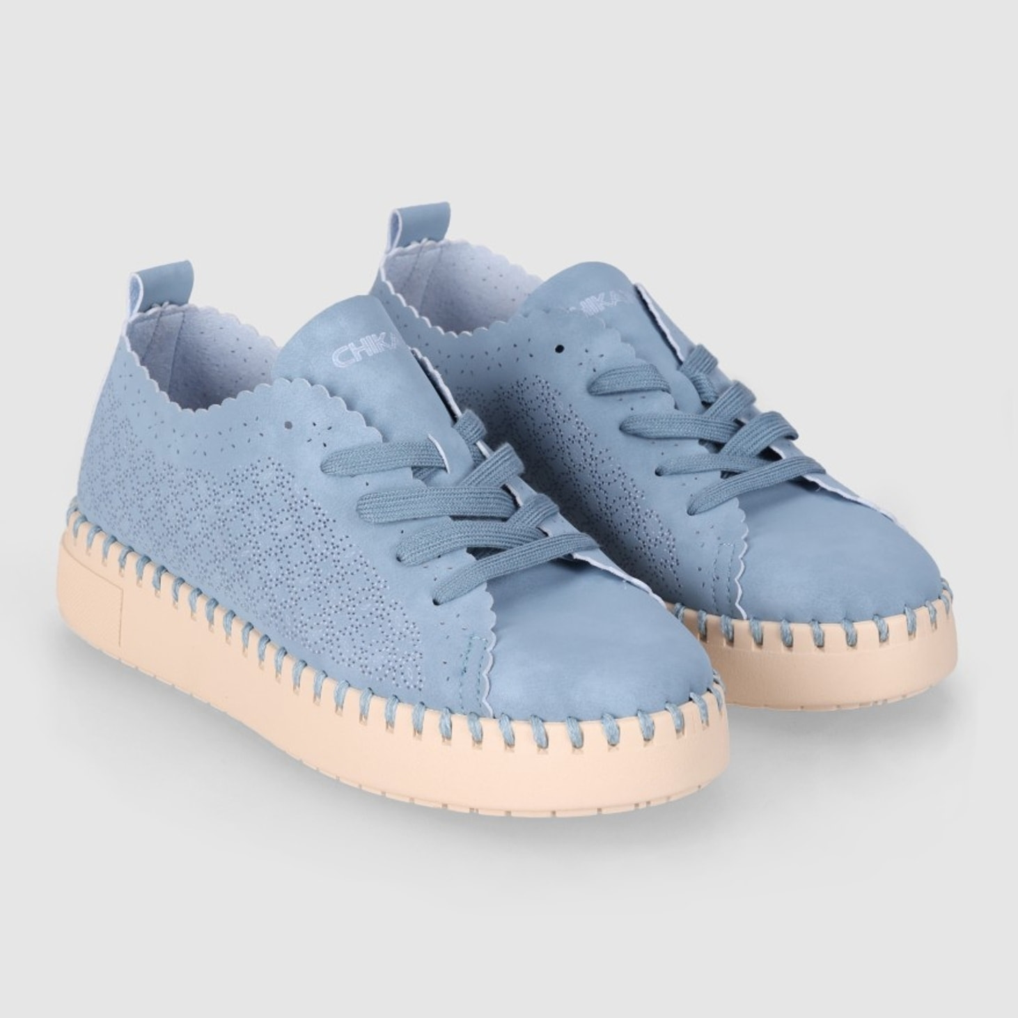 Zapatos de Piel Sintética - Jeans - Tacón: 4 cm