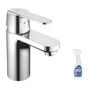 Mitigeur lavabo GROHE Quickfix Get taille S chromé + nettoyant GrohClean