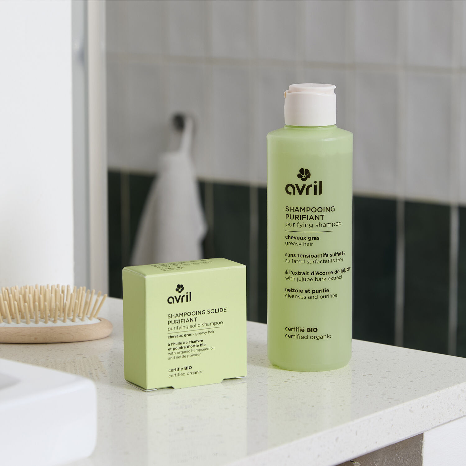 Shampooing Purifiant - Cheveux Gras - 250ml Certifié Bio - Shampooing Purifiant pourCheveux Gras Certifié Bio