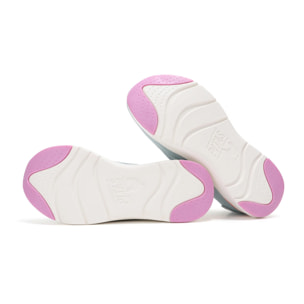 Zapatillas Cue Mujer Azul Claro