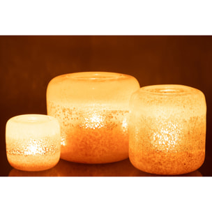 J-Line vase Opi - verre - marron/beige - large - Ø 25 cm