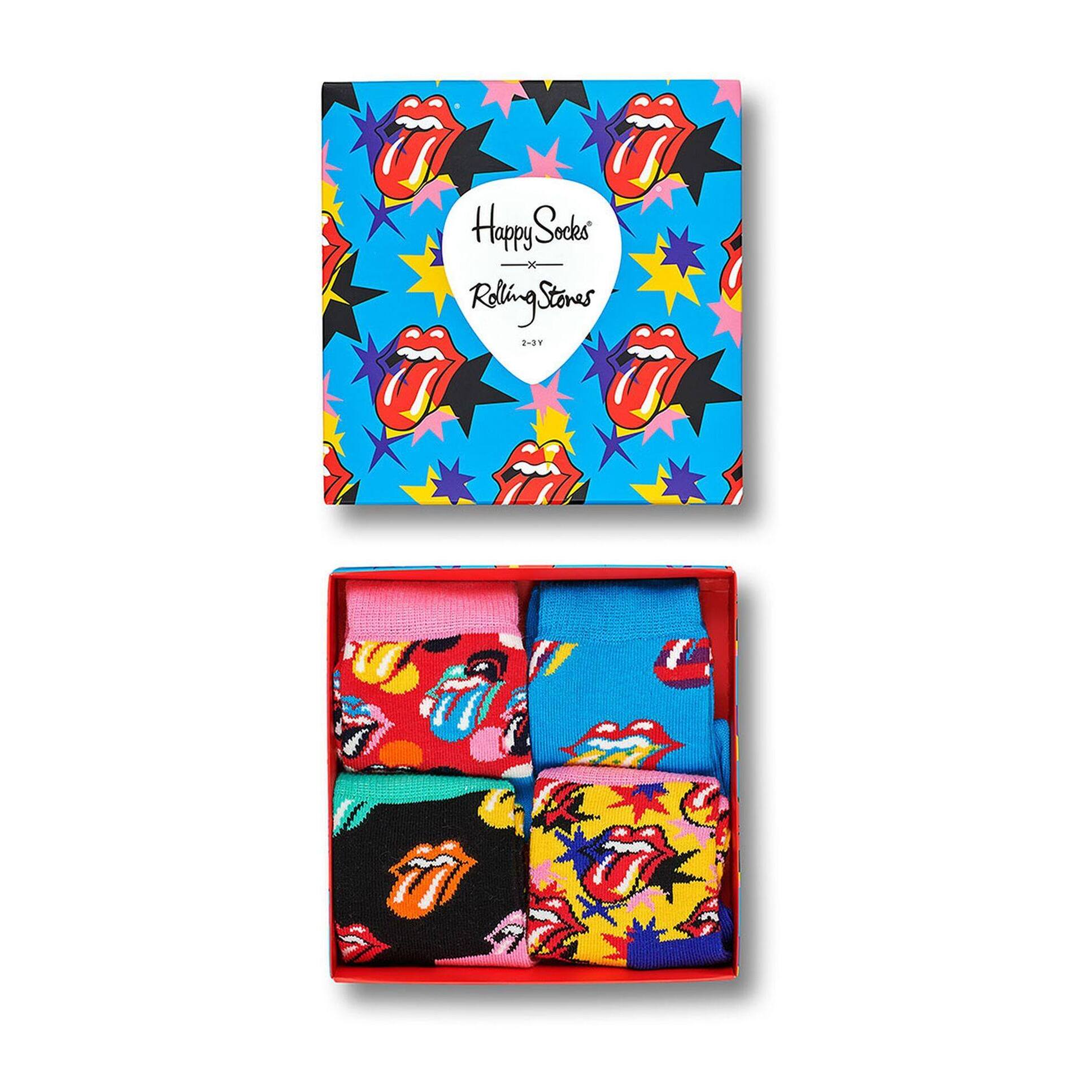 4-pack calcetines kids rolling stones