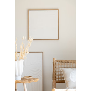 J-Line Tableau Traits Toile Blanc Assortiment De 3