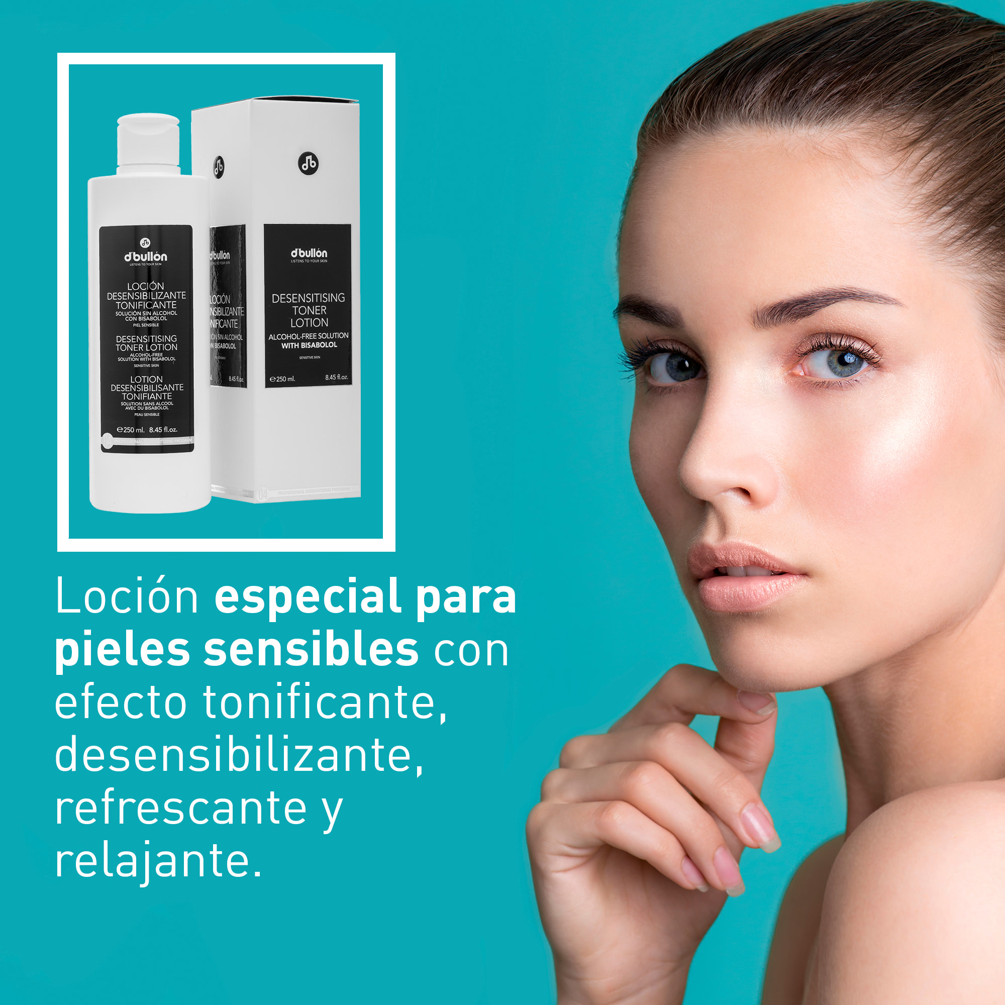 Valquer Loción facial desensibilizante tonificante Pieles sensibles - 250 ml