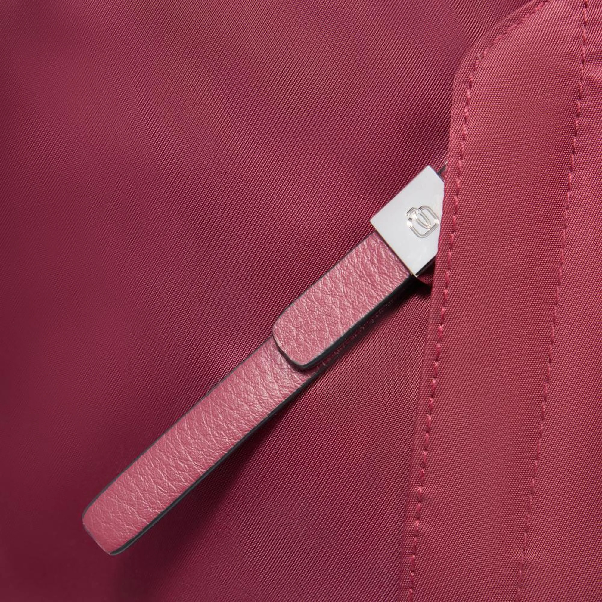 Piquadro Borsa porta pc pieghevole in tessuto riciclato e pelle