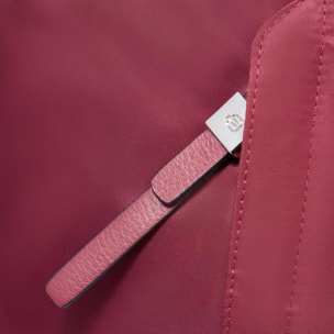 Piquadro Borsa porta pc pieghevole in tessuto riciclato e pelle