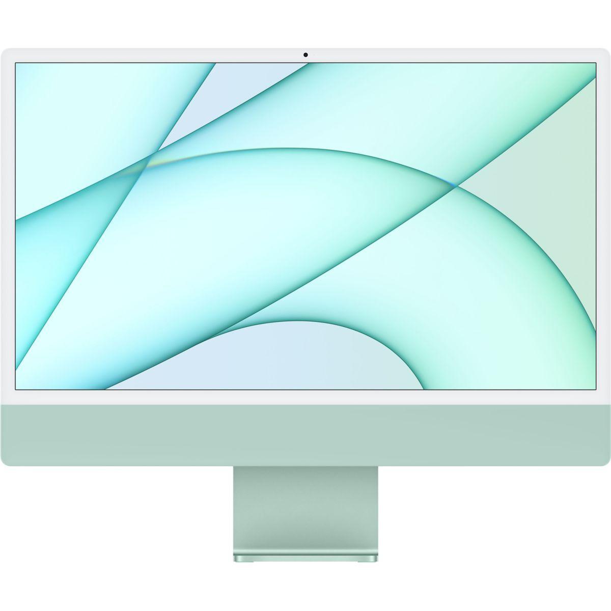 Ordinateur Apple IMAC 24 M1 8Go 256Go CPU 8 GPU 8 Vert