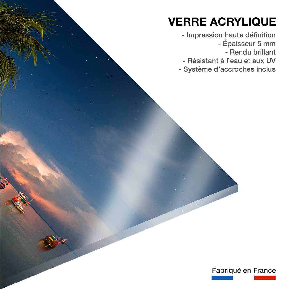 Tableau orgae sur koh tao Tableau plexiglas