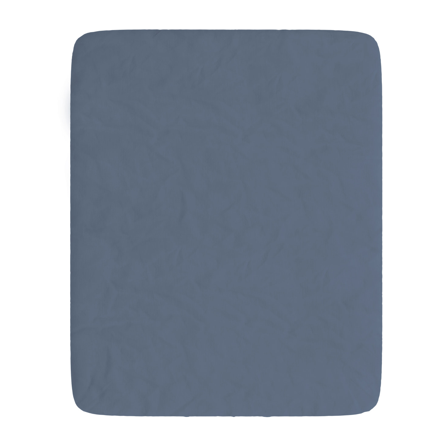 LENZUOLO SOTTO WATERWASHED, con angoli, 100% Microfibra, No Stiro - BLU