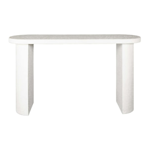 Console blanche en marbre composite TAJ