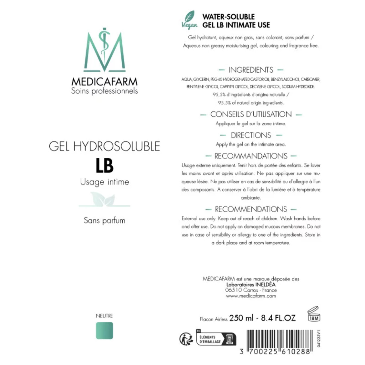 GEL HYDROSOLUBLE LB